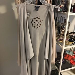 Sleeveless Kimono Cardigan (Torrid)